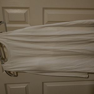 White tank top with built in bra